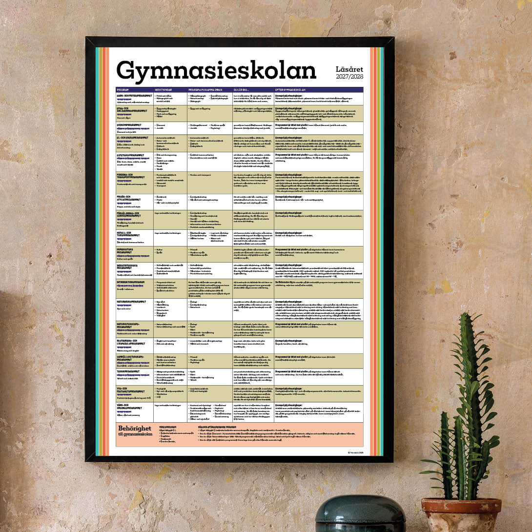 Gymnasieskolan affisch